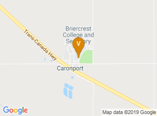 map of Briercrest College and Seminary