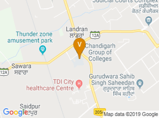map of Chandigarh Group of Colleges