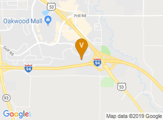 map of Holiday Inn Eau Claire South I-94