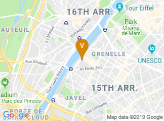 map of Le Cordon Bleu, Paris, France