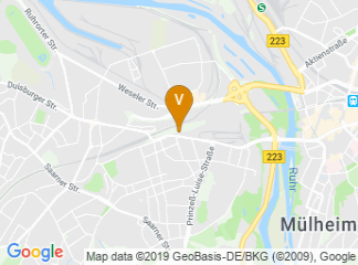 map of University Library Ruhr West University
