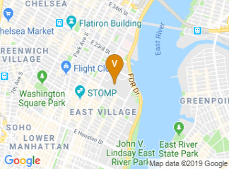 map of Washington Square Outdoor Art Exhibit