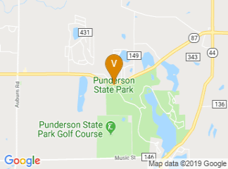 map of Punderson State Park