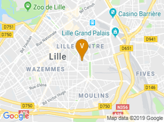 map of Sciences Po Lille