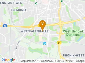 map of Messe Dortmund