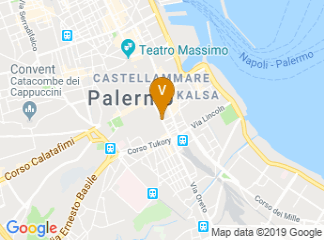 map of Comitini Palace