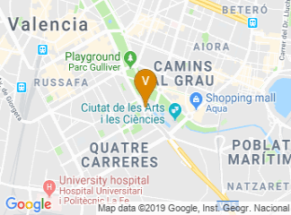 map of Palau de les Arts Reina Sofia