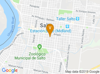 map of University of the Republic (Regional Norte)