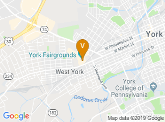 map of York Expo Center Memorial Hall