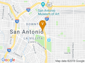 map of La Quinta Inn & Suites by Wyndham San Antonio Riverwalk