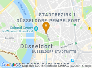 map of Melia Dusseldorf