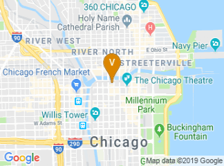 map of Conference Center Chicago