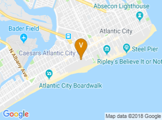 map of Caesars Atlantic City Hotel & Casino