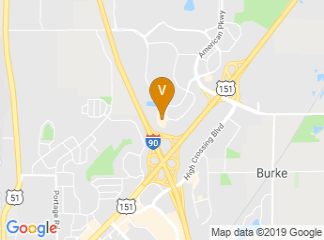 map of Holiday Inn Madison at The American Center