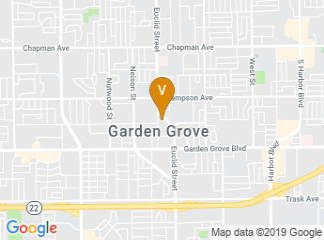 map of Garden Grove Strawberry Festival