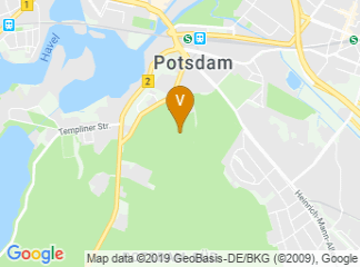 map of GFZ German Research Centre for Geosciences