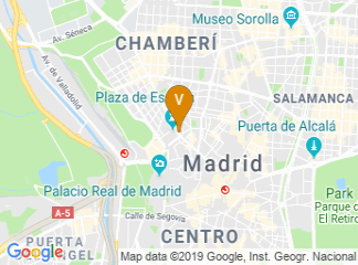 map of Hotel RIU Plaza España