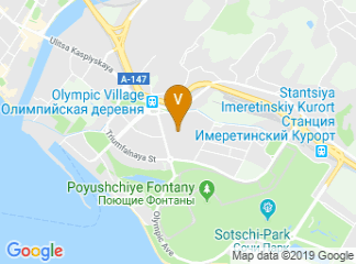 map of Park Nauki I Iskusstva "Sirius"