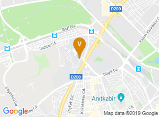 map of Gazi University Faculty of Technology