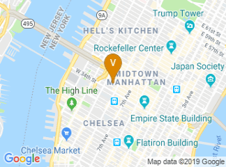 map of Crowne Plaza HY36 Midtown Manhattan