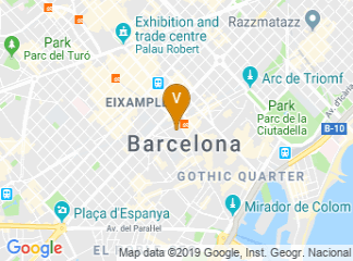 map of Hotel Catalonia Plaza Catalonia