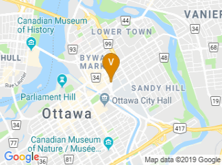 map of Ottawa Art Gallery