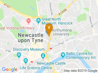 map of CIS Building Northumbria University