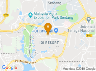 map of Palm Garden Hotel