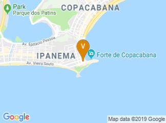 map of Fairmont Rio de Janeiro Copacabana (abre no 1º semestre de 2019)