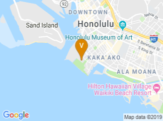 map of University of Hawaiʻi Cancer Center