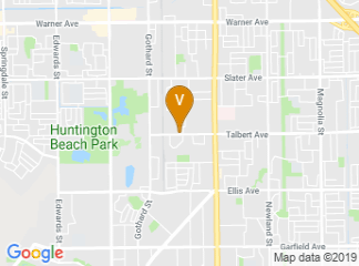 map of Huntington Beach Center for Spiritual Living