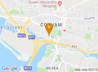 map of Village Hotel Portsmouth