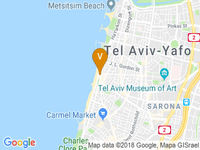 map of Dan Tel Aviv Hotel
