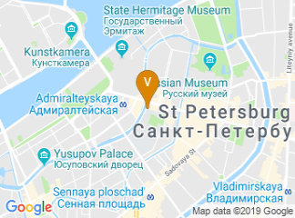 map of Rossiyskiy Gosudarstvennyy Pedagogicheskiy Universitet Im. A. I. Gertsena