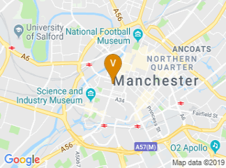 map of The John Rylands Library