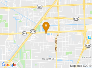 map of Hilton Miami Dadeland