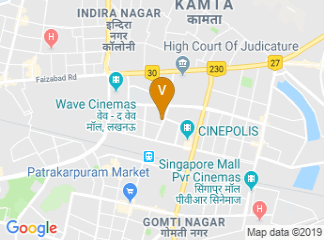 map of Hyatt Regency Lucknow