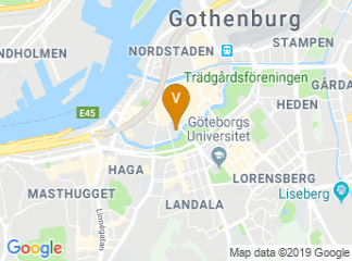 map of Gothenburg University Library