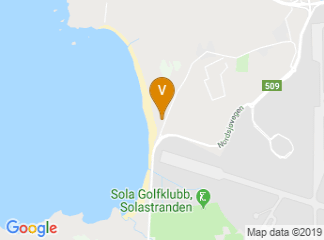 map of Sola Strand Hotel