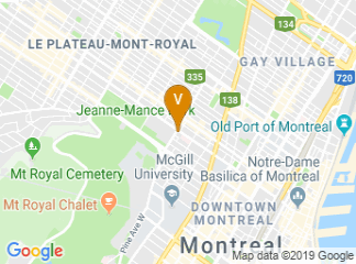 map of Institut de recherches cliniques de Montréal (IRCM)