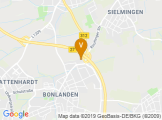 map of Hotel NH Stuttgart Airport