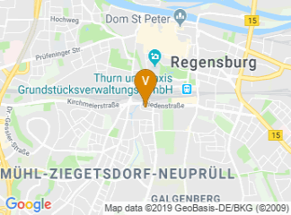 map of Hansa Apart-Hotel Regensburg