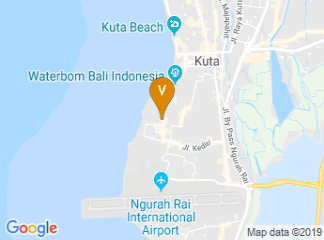 map of Bintang Kuta Hotel
