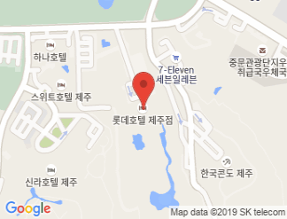 map of Lotte Hotel Jeju