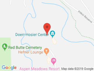 map of Aspen Meadows Resort