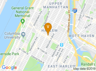 map of Harlem Summer Stage