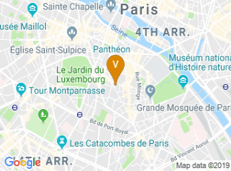 map of Research House of the University Sorbonne Nouvelle