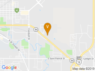 map of Western Dakota Tech