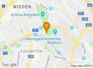 map of Andaz Vienna Am Belvedere - A Concept By Hyatt