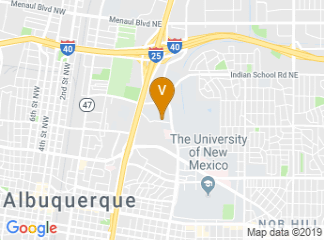 map of UNM Comprehensive Cancer Center